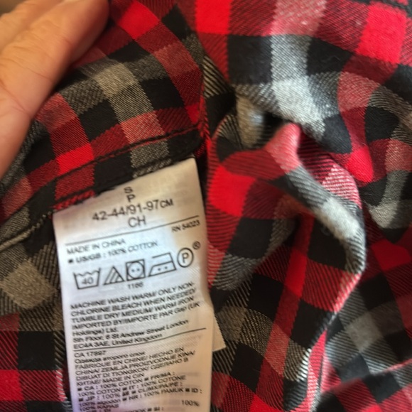 Banana Republic  plaid flannel shirt - Picture 6 of 7